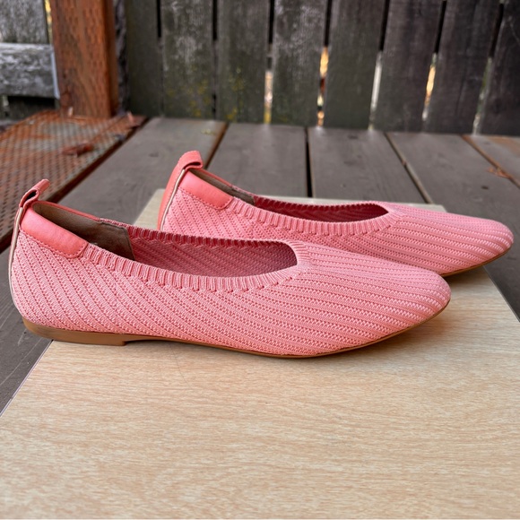 Everlane The Day Glove Reknit Ballet Flats In Coral Pink Sz 9.5 - Picture 2 of 12